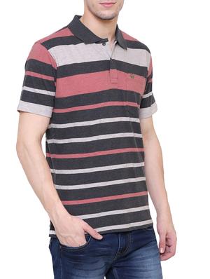 multi colored cotton polo t-shirt - 15227851 - Standard Image - 2