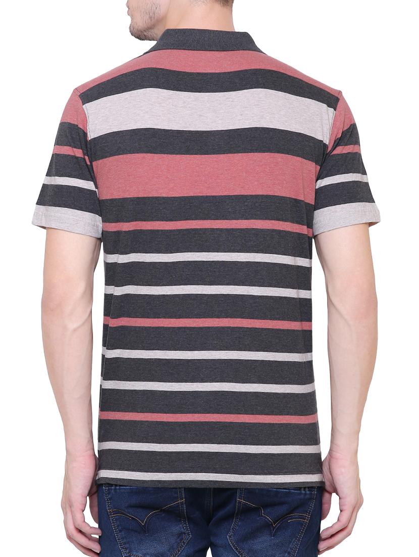 multi colored cotton polo t-shirt - 15227851 - Zoom Image - 3