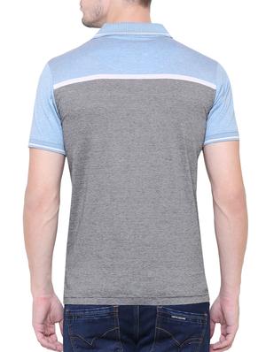 blue cotton polo t-shirt - 15227858 - Standard Image - 3