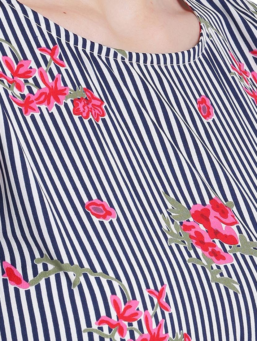 navy blue empire line dress - 15228167 - Zoom Image - 5