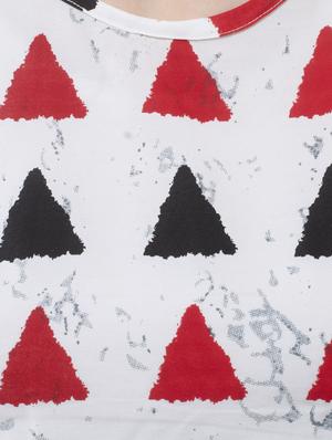 white printed blouson dress - 15228523 - Standard Image - 4