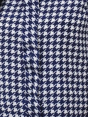 blue houndstooth print top - 15228540 - Standard Image - 3