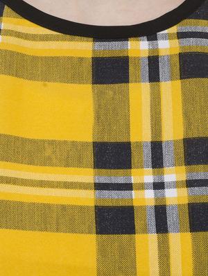 yellow checkered top - 15228552 - Standard Image - 4