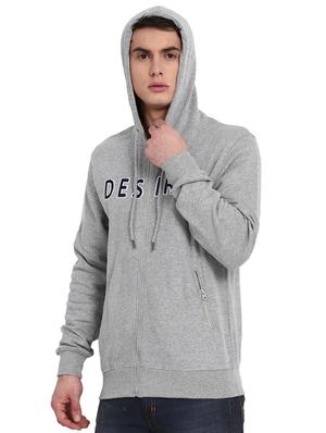 grey cotton sweatshirt - 15230300 - Standard Image - 2