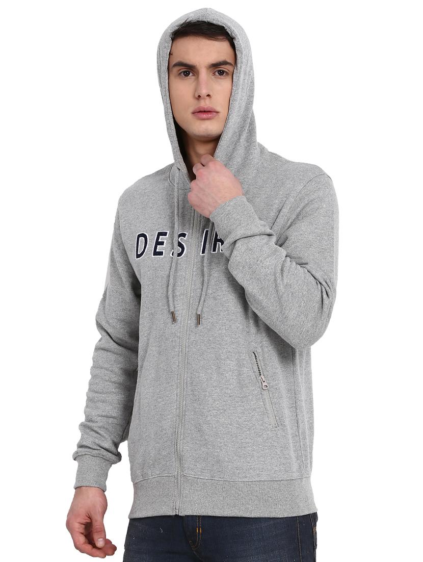 grey cotton sweatshirt - 15230300 - Zoom Image - 2