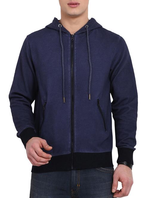 blue cotton sweatshirt - 15230302 - Standard Image - 1