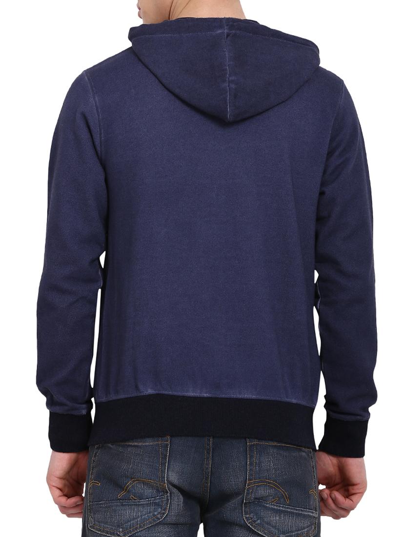 blue cotton sweatshirt - 15230302 - Zoom Image - 3