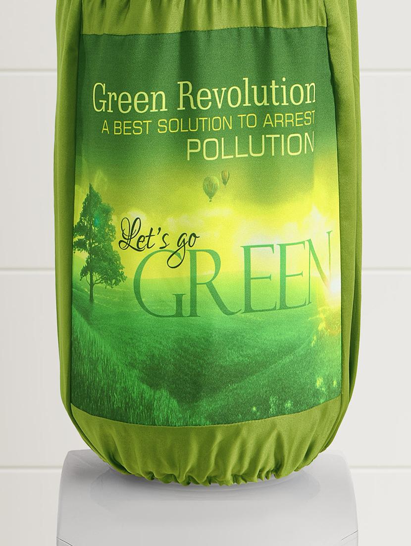 go green digitally printed 20 ltr water dispenser bottle cover - 15230567 - Zoom Image - 2