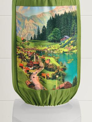 country side digitally printed 20 ltr water dispenser bottle cover - 15230568 - Standard Image - 2