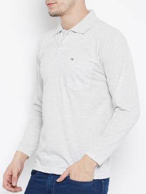 grey cotton pocket t-shirt - 15230747 - Standard Image - 2