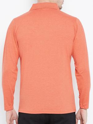 orange cotton pocket t-shirt - 15230750 - Standard Image - 3