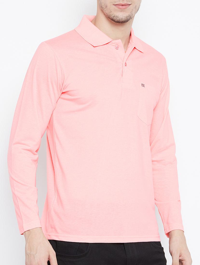 pink solid pocket t-shirt - 15230751 - Zoom Image - 2