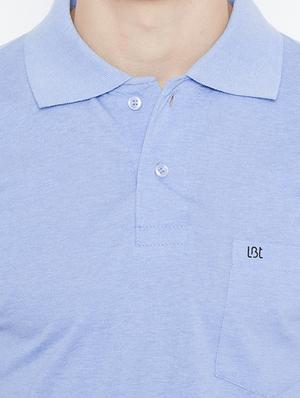 light blue cotton pocket t-shirt - 15230812 - Standard Image - 4