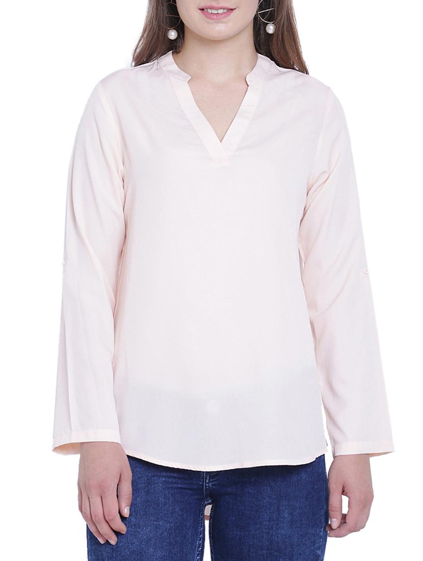 pleated back detail top - 15230966 - Zoom Image - 1