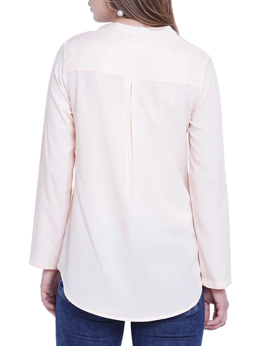 pleated back detail top - 15230966 - Zoom Image - 3