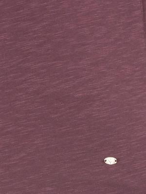 solid purple cotton tee - 15231290 - Standard Image - 5