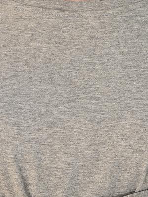 grey solid hosery top - 15233055 - Standard Image - 4