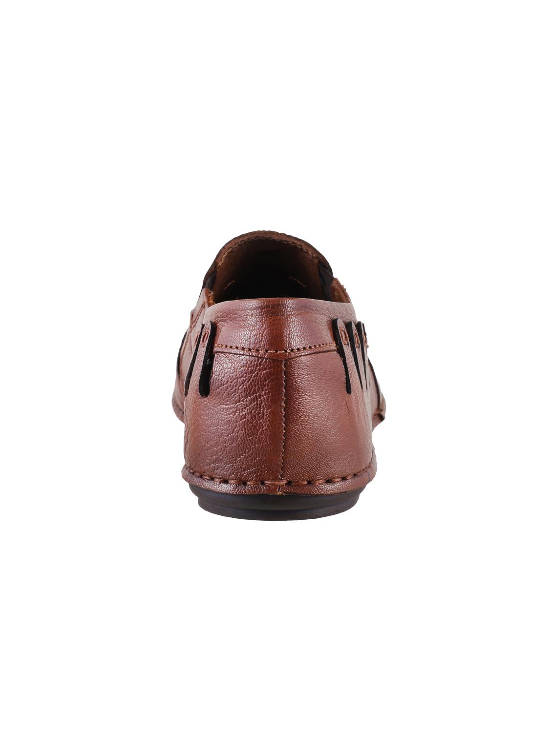 tan leather slip on sandal - 15233398 - Zoom Image - 3