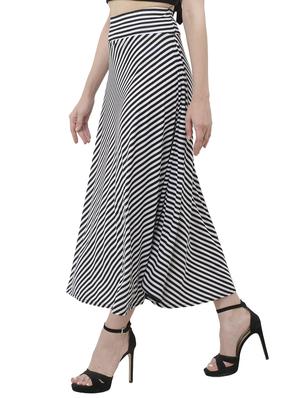 mid-rise flared maxi skirt - 15234246 - Standard Image - 2
