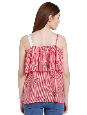 red striped layered top - 15234289 - Standard Image - 3