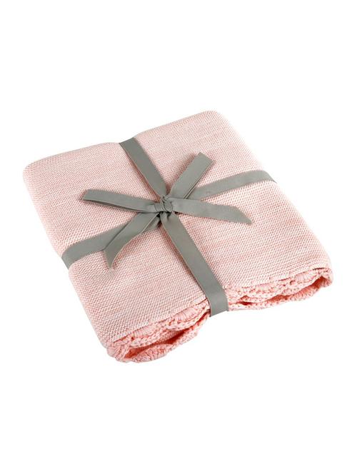 Cotton pink blanket - 15234912 - Standard Image - 1