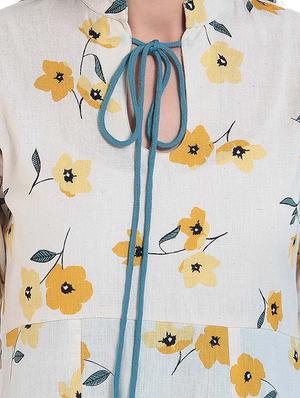 floral printed layered kurta - 15234957 - Standard Image - 4