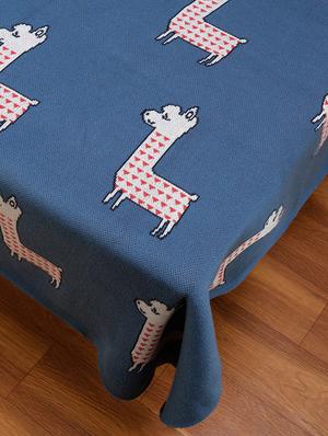 cotton blue blanket - 15235013 - Standard Image - 5