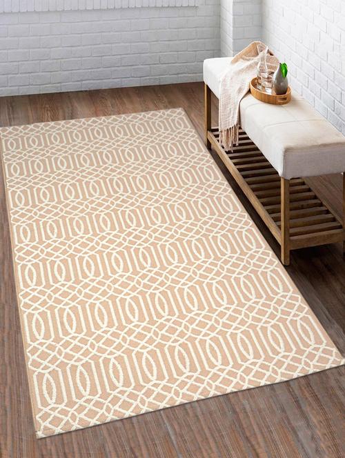 100% cotton unique design handloom made soft reversible multi purpose rugs for regular use. Size is 90x150 cm - 15235370 - Standard Image - 1