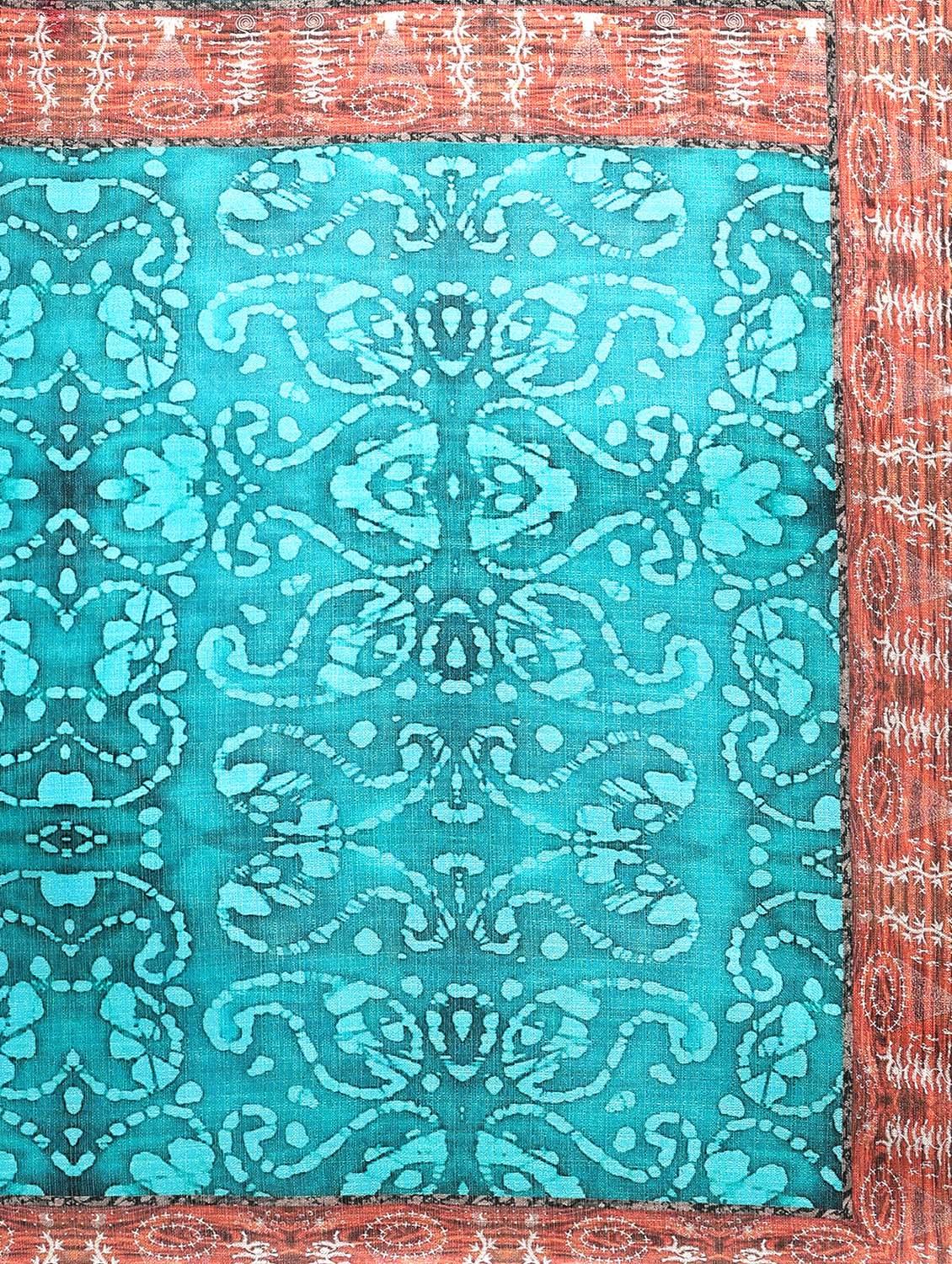 multi colored khadi printed dupatta - 15236093 - Zoom Image - 3