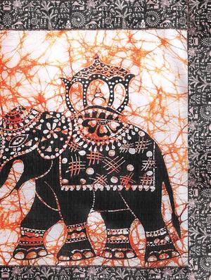 black khadi printed dupatta - 15236094 - Standard Image - 3