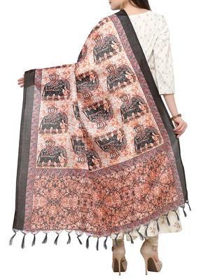 multi colored khadi printed dupatta - 15236102 - Standard Image - 2
