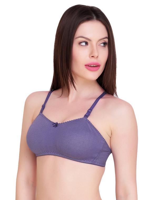 bow patch detachable strap bra - 15237344 - Zoom Image - 2