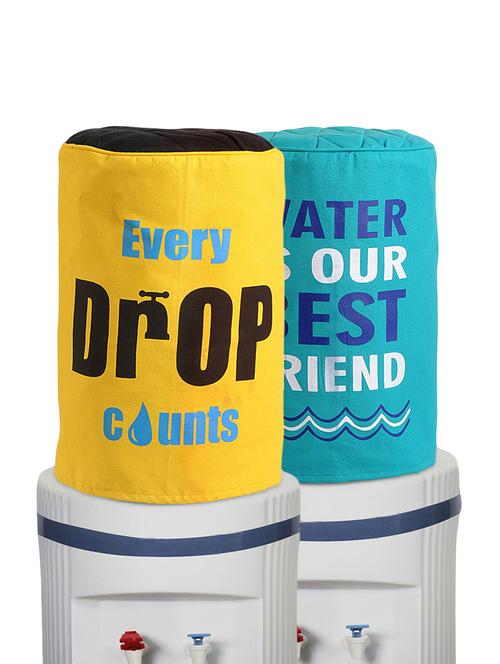 digitally printed water dispenser bottle cover set of 2 - 15237401 - Standard Image - 1
