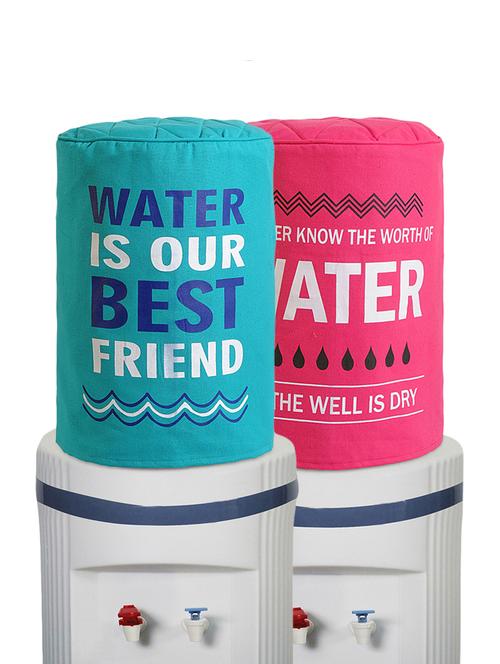 digitally printed water dispenser bottle cover set of 2 - 15237402 - Standard Image - 1
