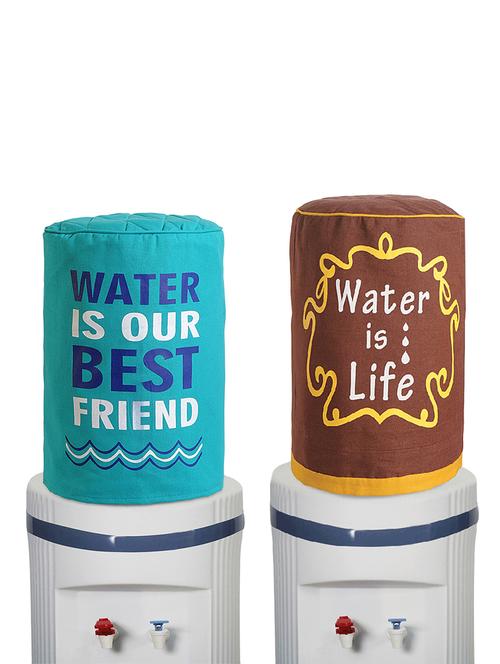 digitally printed water dispenser bottle cover set of 2 - 15237404 - Standard Image - 1