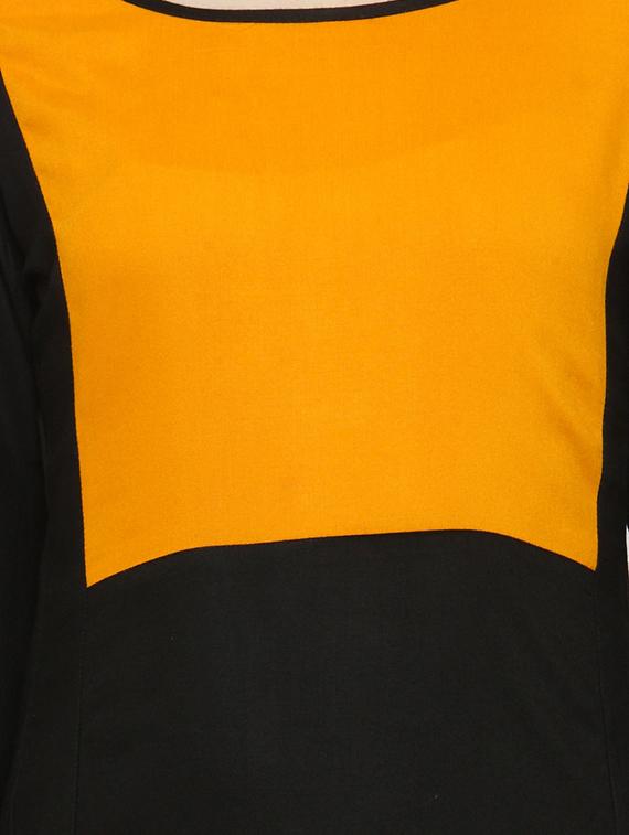 color block straight kurta - 15238194 - Zoom Image - 4