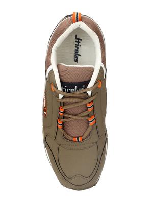 brown leatherette sport shoe - 15238574 - Standard Image - 4