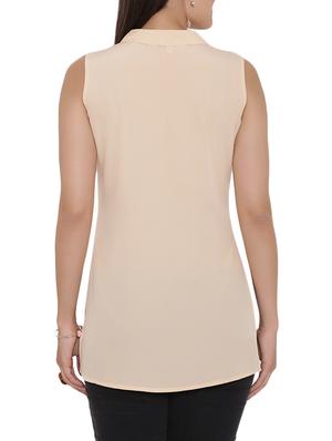pink solid top - 15238876 - Standard Image - 3