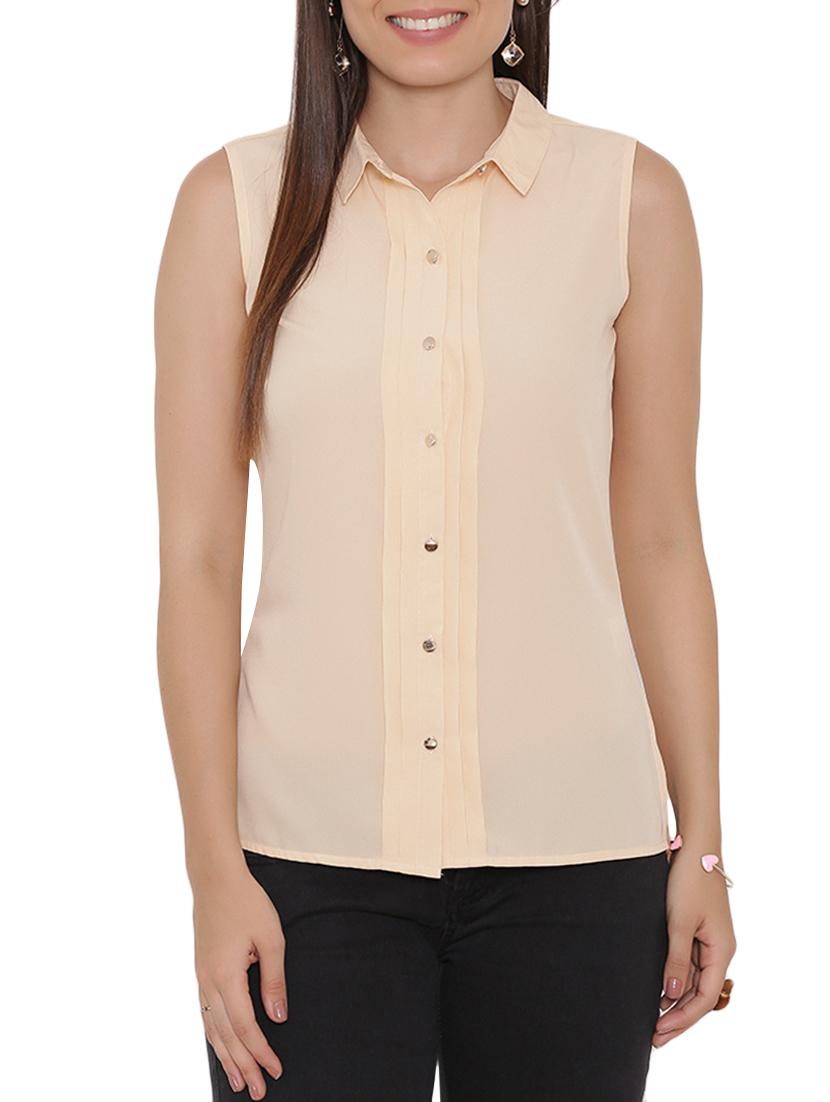 pink solid top - 15238876 - Zoom Image - 1