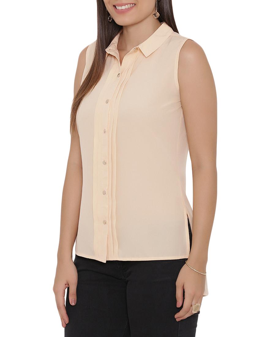 pink solid top - 15238876 - Zoom Image - 2