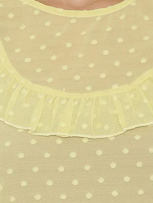 yellow chiffon top - 15238884 - Standard Image - 4