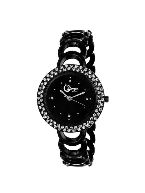 shunya s-317 black dial attractive watch - for women - 15239358 - Very Small Image - 1
