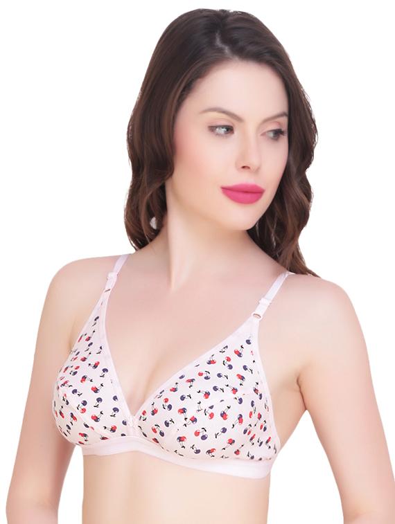 white printed bra - 15239659 - Zoom Image - 2