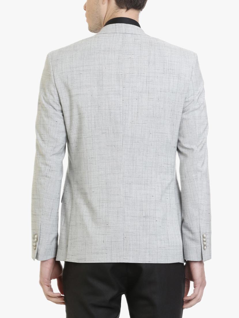 grey polyester formal blazer - 15240452 - Zoom Image - 3