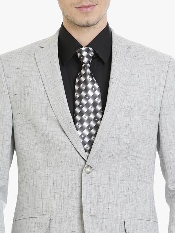 grey polyester formal blazer - 15240452 - Zoom Image - 5