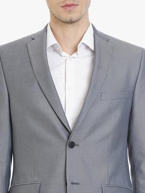 grey polyester formal blazer - 15240453 - Standard Image - 5