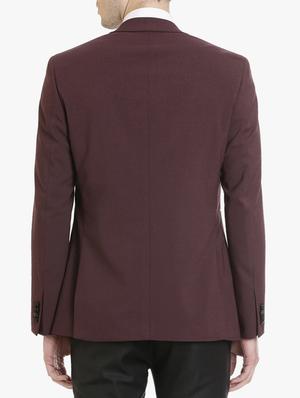 red solid tuxedo blazer - 15240463 - Standard Image - 3