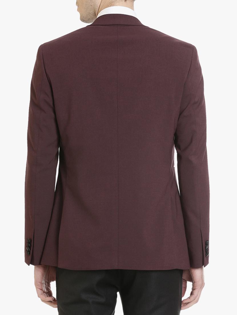 red solid tuxedo blazer - 15240463 - Zoom Image - 3