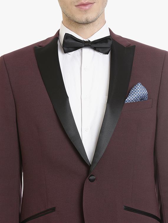 red solid tuxedo blazer - 15240463 - Zoom Image - 5