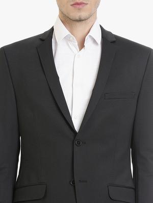 black polyester formal blazer - 15240468 - Standard Image - 5